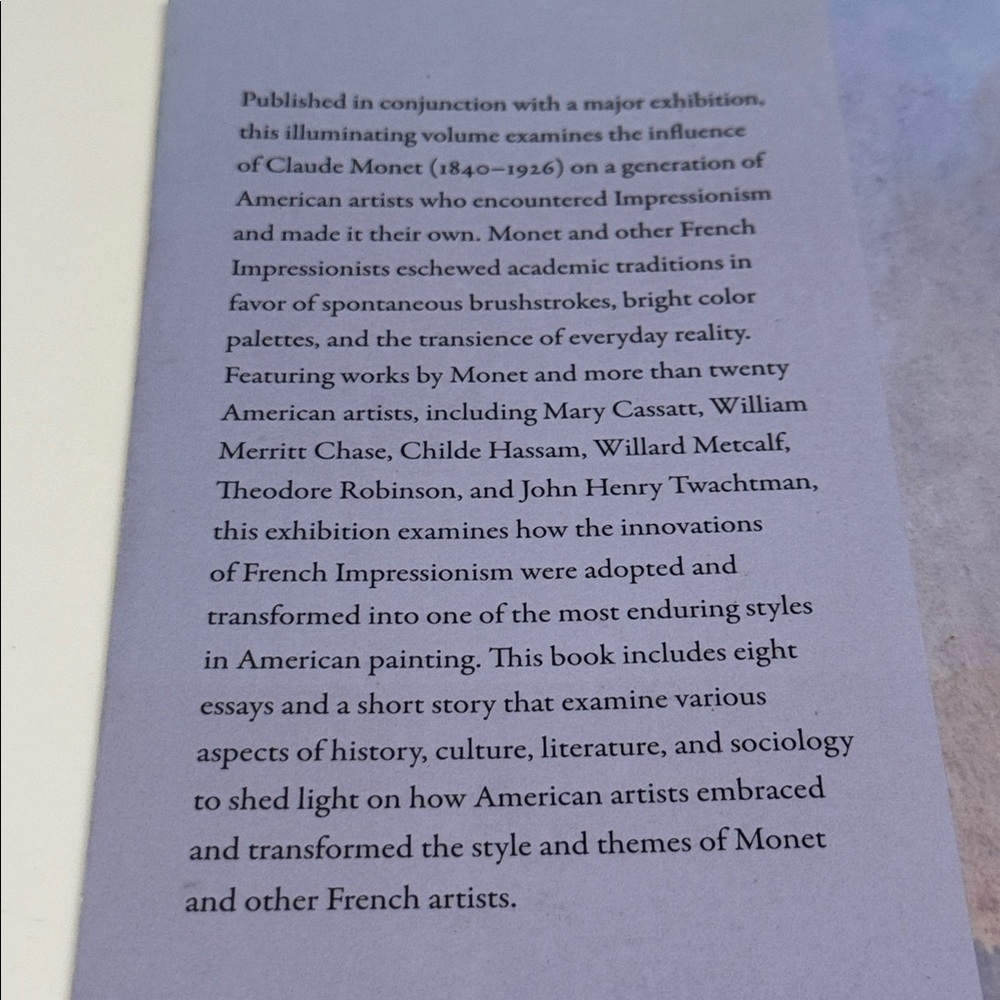 Monet and American Impressionism by Dulce M. Roman - Picture 3 of 3